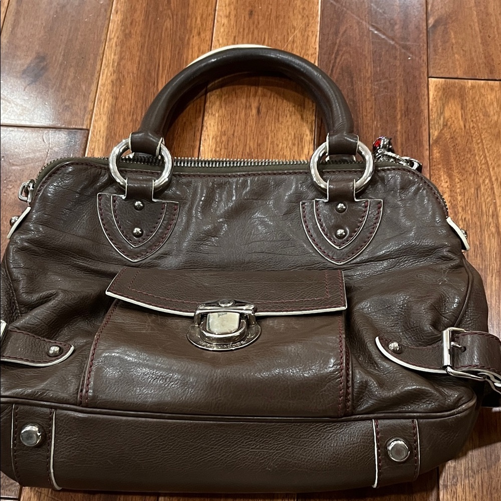Marc Jacobs Elegant Brown Leather Men's Bag